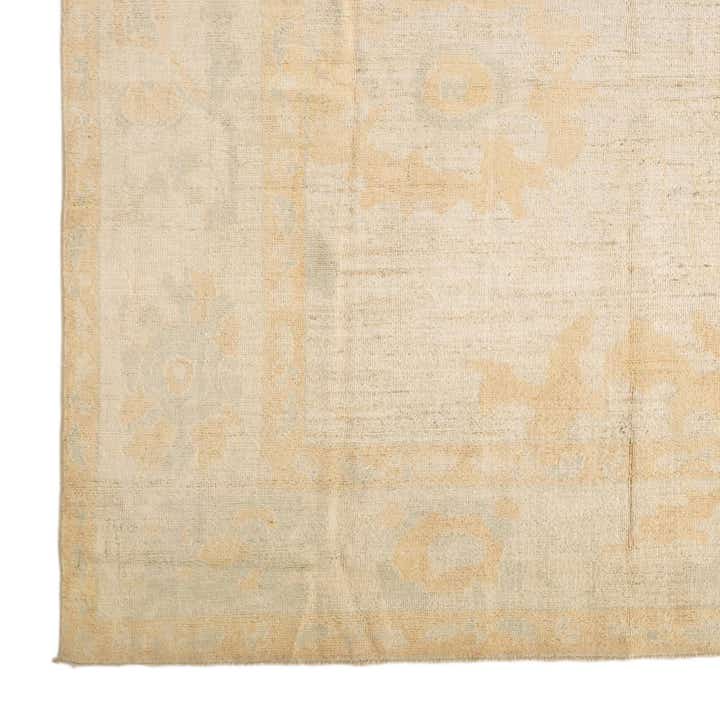 8' 9 x 11' 8 Hand Knotted Oushak Wool Rug