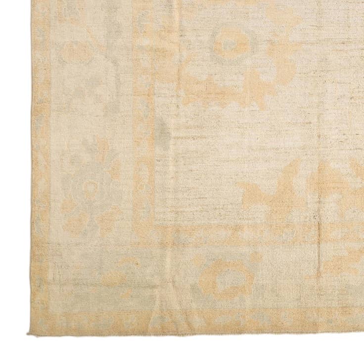 Detail image of 8' 9 x 11' 8 Hand Knotted Oushak Wool Rug