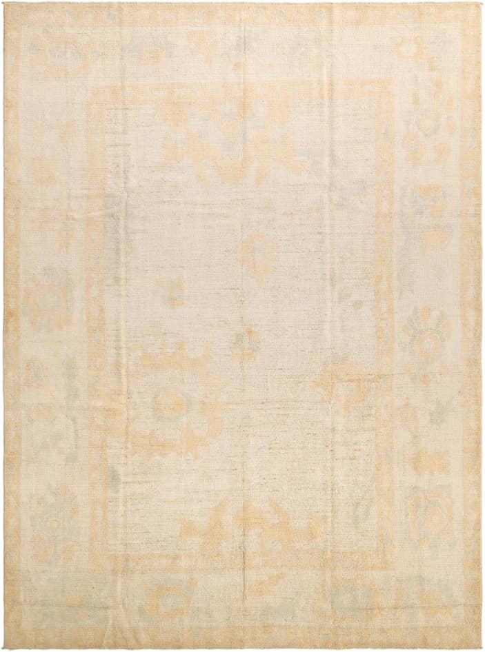 Detail image of 8' 9 x 11' 8 Hand Knotted Oushak Wool Rug