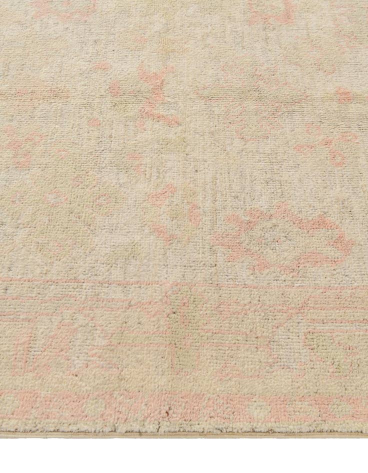 Detail image of 4' 2 x 5' 11  Hand Knotted Oushak Wool Rug