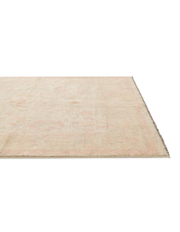 Detail image of 4' 2 x 5' 11 Hand Knotted Oushak Wool Rug
