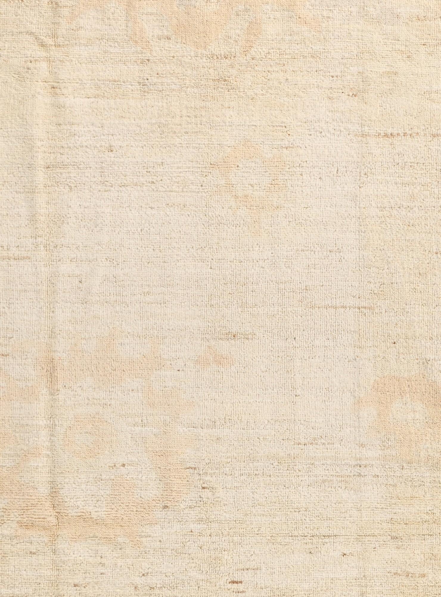 8' x 10' Hand Knotted Oushak Wool Rug