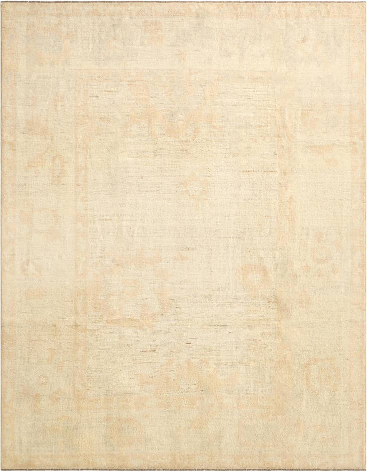 Detail image of 8' x 10' Hand Knotted Oushak Wool Rug