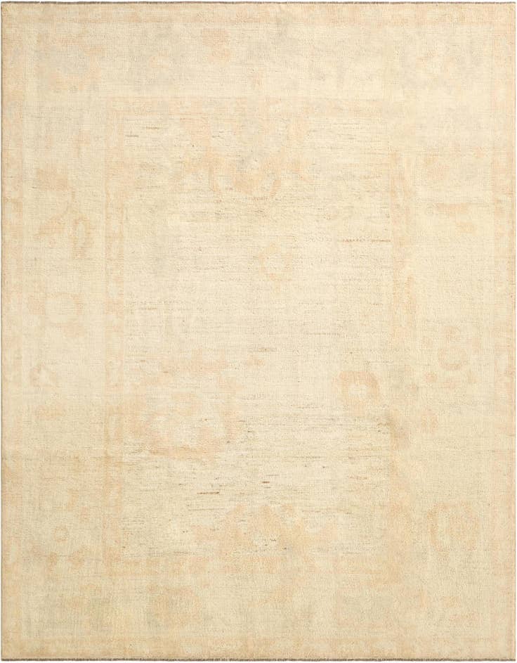 Detail image of 8' x 10' Hand Knotted Oushak Wool Rug
