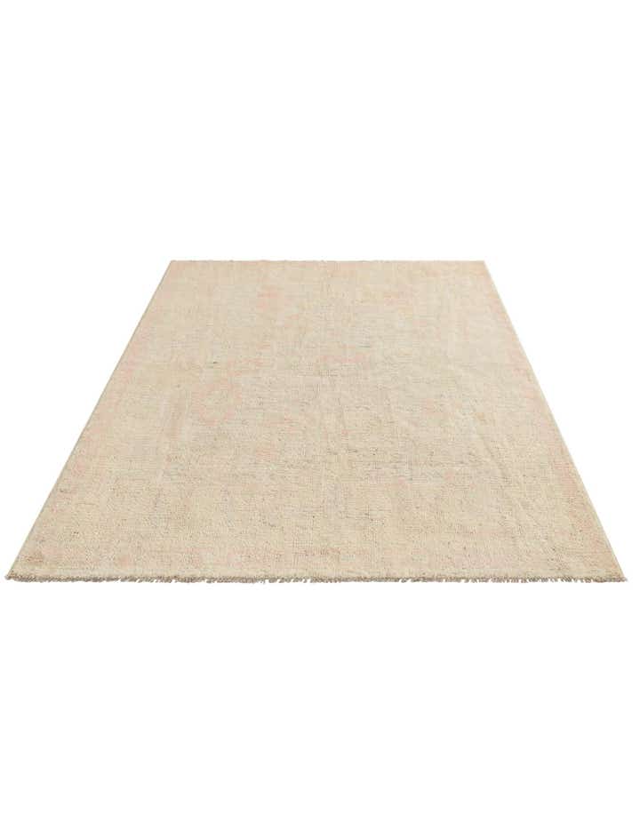 5' 1 x 7' 1 Hand Knotted Oushak Wool Rug