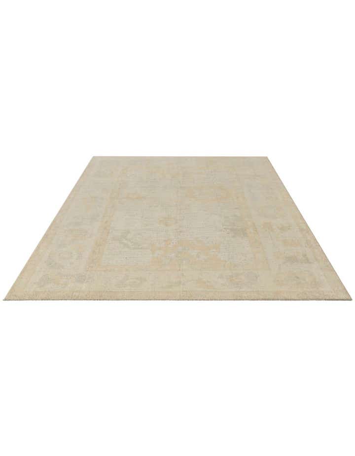 8' 3 x 10' 1 Hand Knotted Oushak Wool Rug