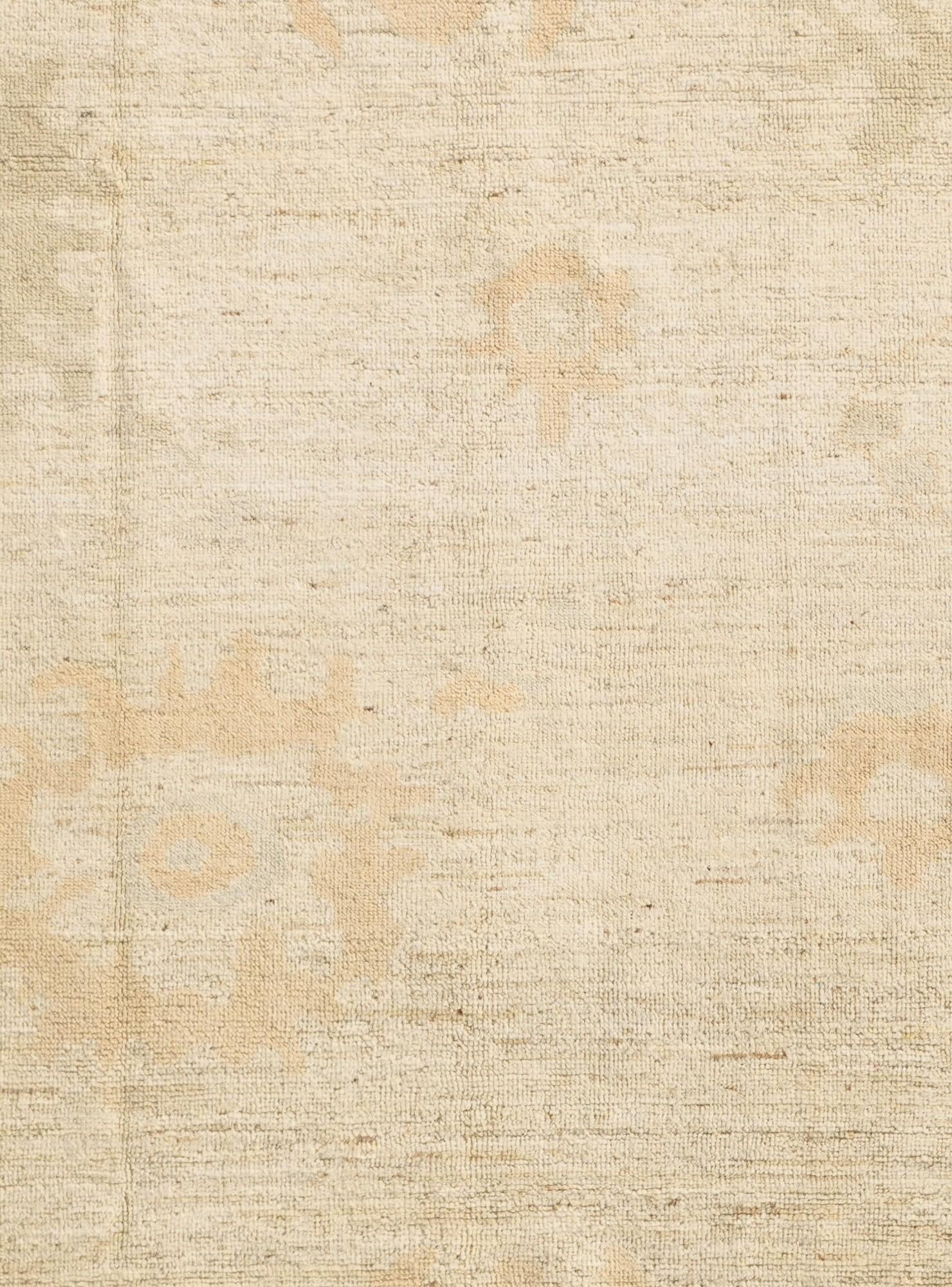 8' 3 x 10' 1 Hand Knotted Oushak Wool Rug