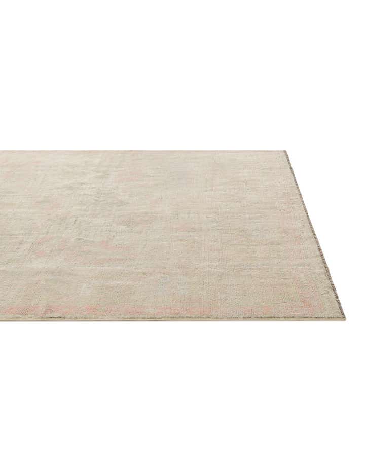 5' 1 x 6' 11 Hand Knotted Oushak Wool Rug