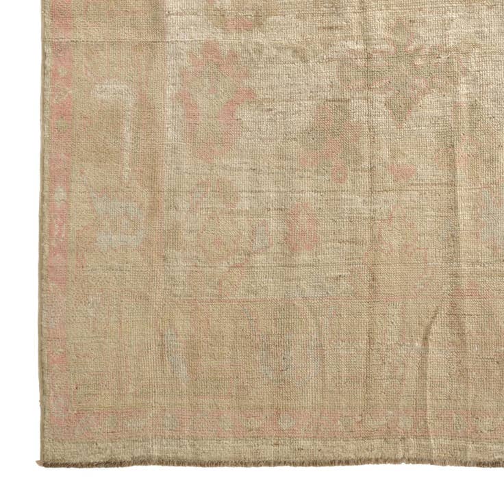 Detail image of 5' 1 x 6' 11 Hand Knotted Oushak Wool Rug