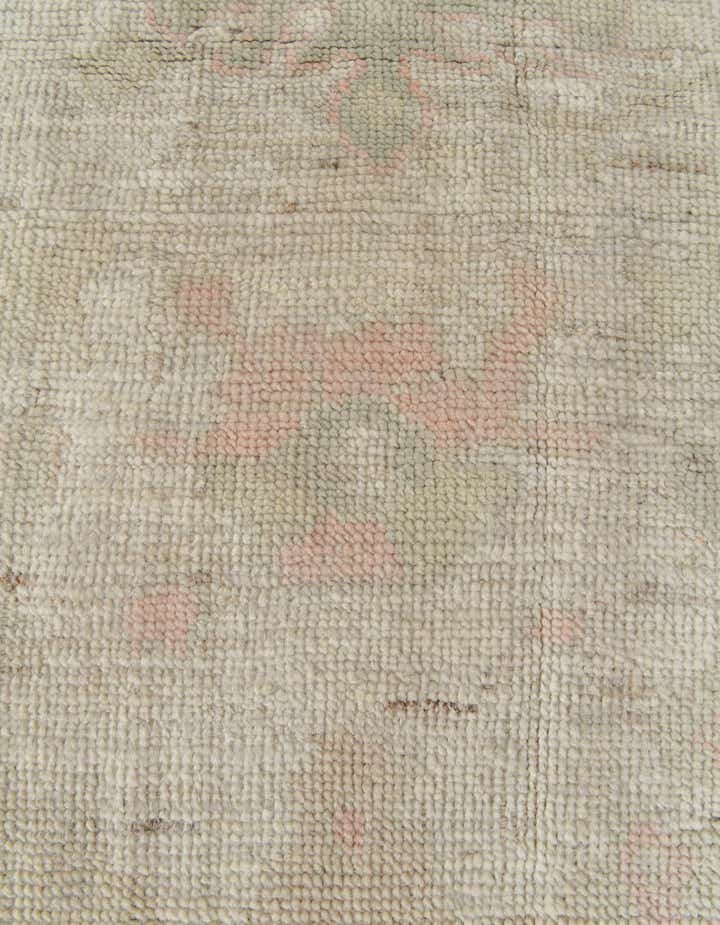 5' 1 x 6' 11 Hand Knotted Oushak Wool Rug