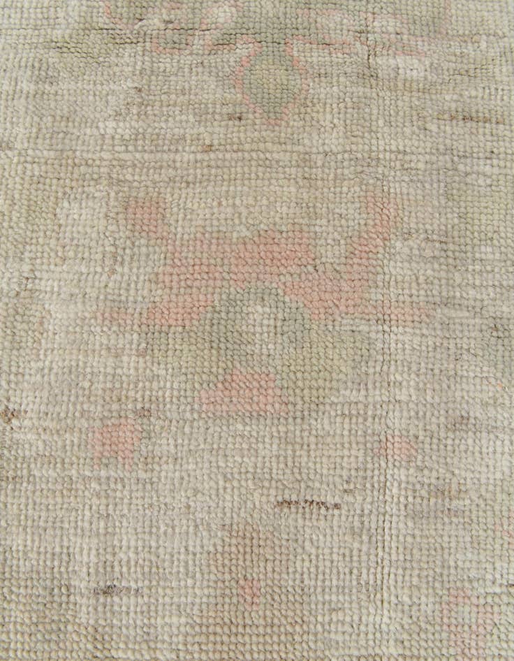 Detail image of 5' 1 x 6' 11 Hand Knotted Oushak Wool Rug