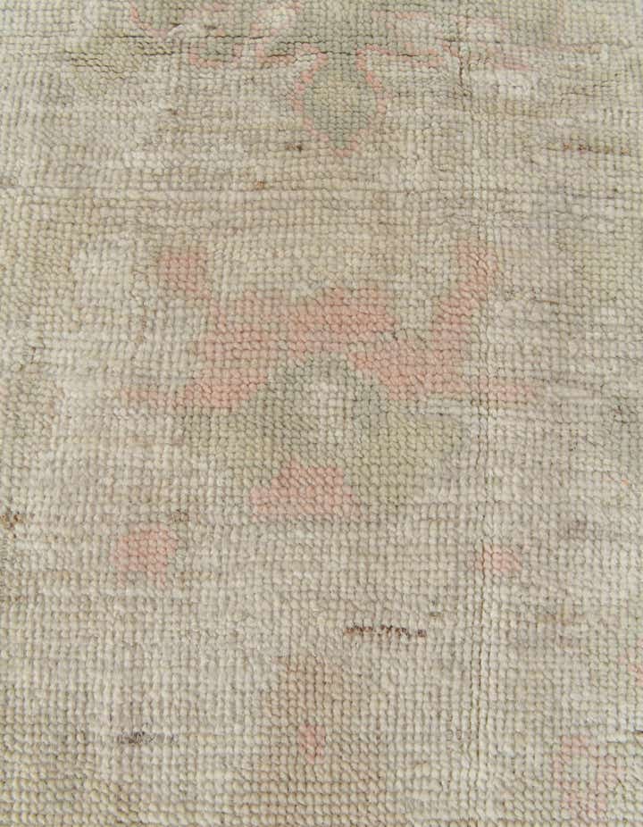 5' 1 x 6' 11 Hand Knotted Oushak Wool Rug