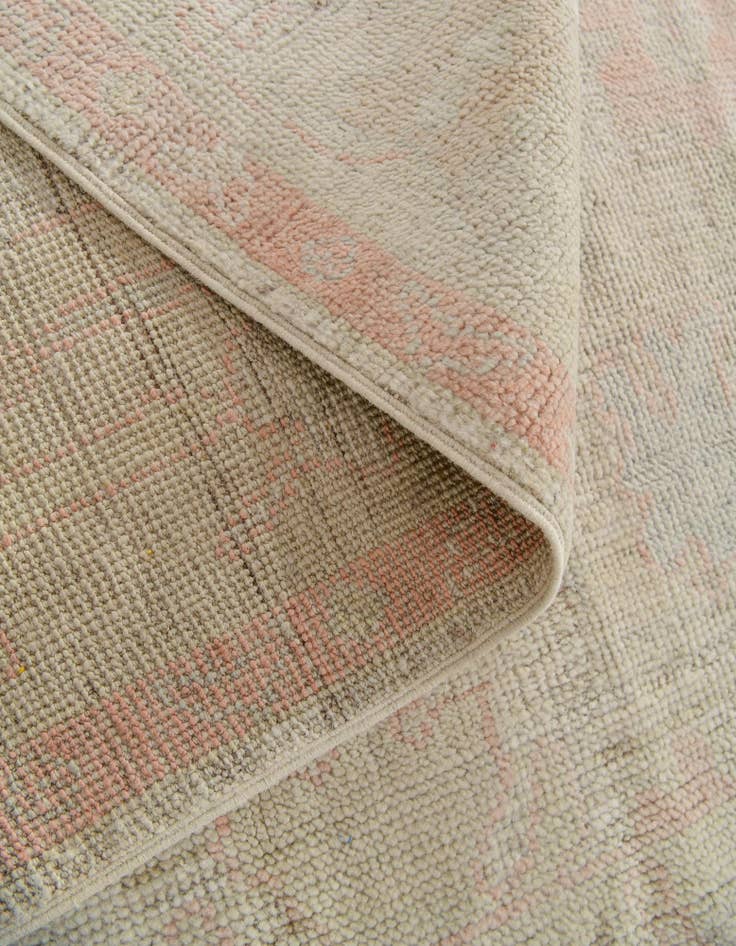 Detail image of 5' 1 x 6' 11 Hand Knotted Oushak Wool Rug