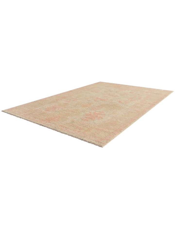 4' x 6' 2 Hand Knotted Oushak Wool Rug