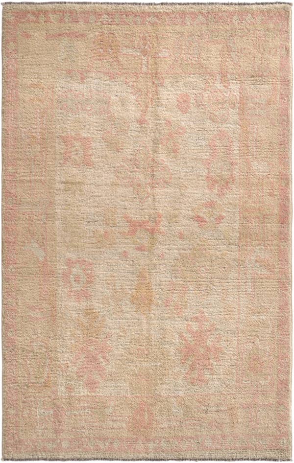 Detail image of 4' x 6' 2 Hand Knotted Oushak Wool Rug