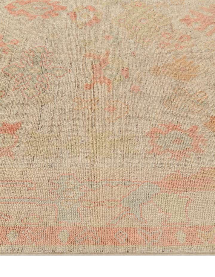 5' 1 x 7' 1 Hand Knotted Oushak Wool Rug