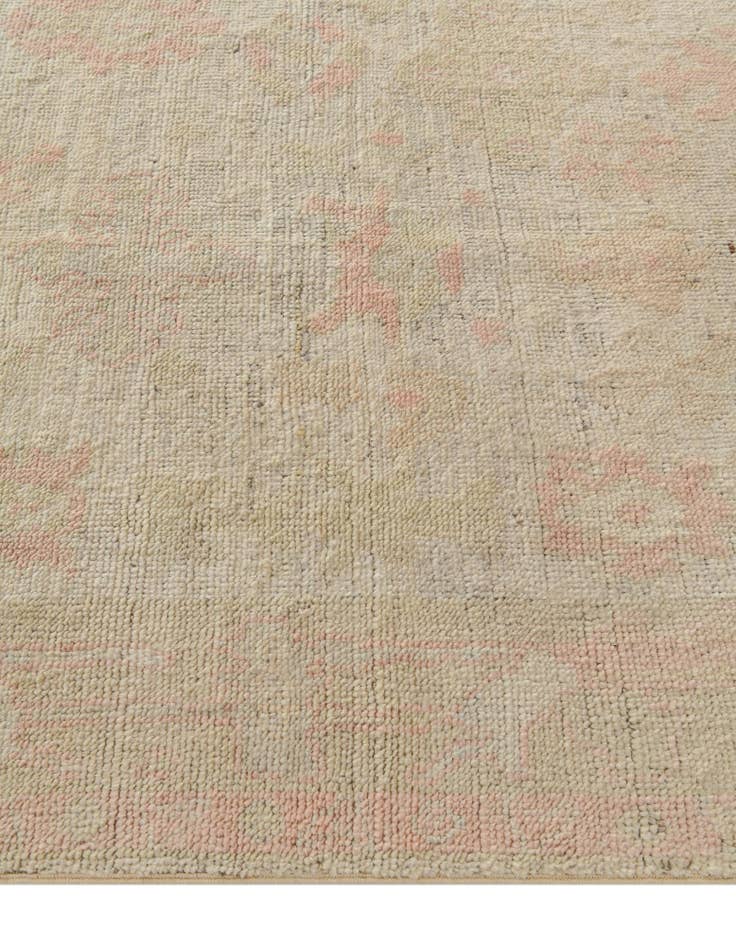 Detail image of 4' 2 x 6' 1  Hand Knotted Oushak Wool Rug