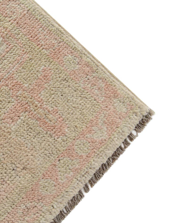 Detail image of 4' 2 x 6' 1 Hand Knotted Oushak Wool Rug