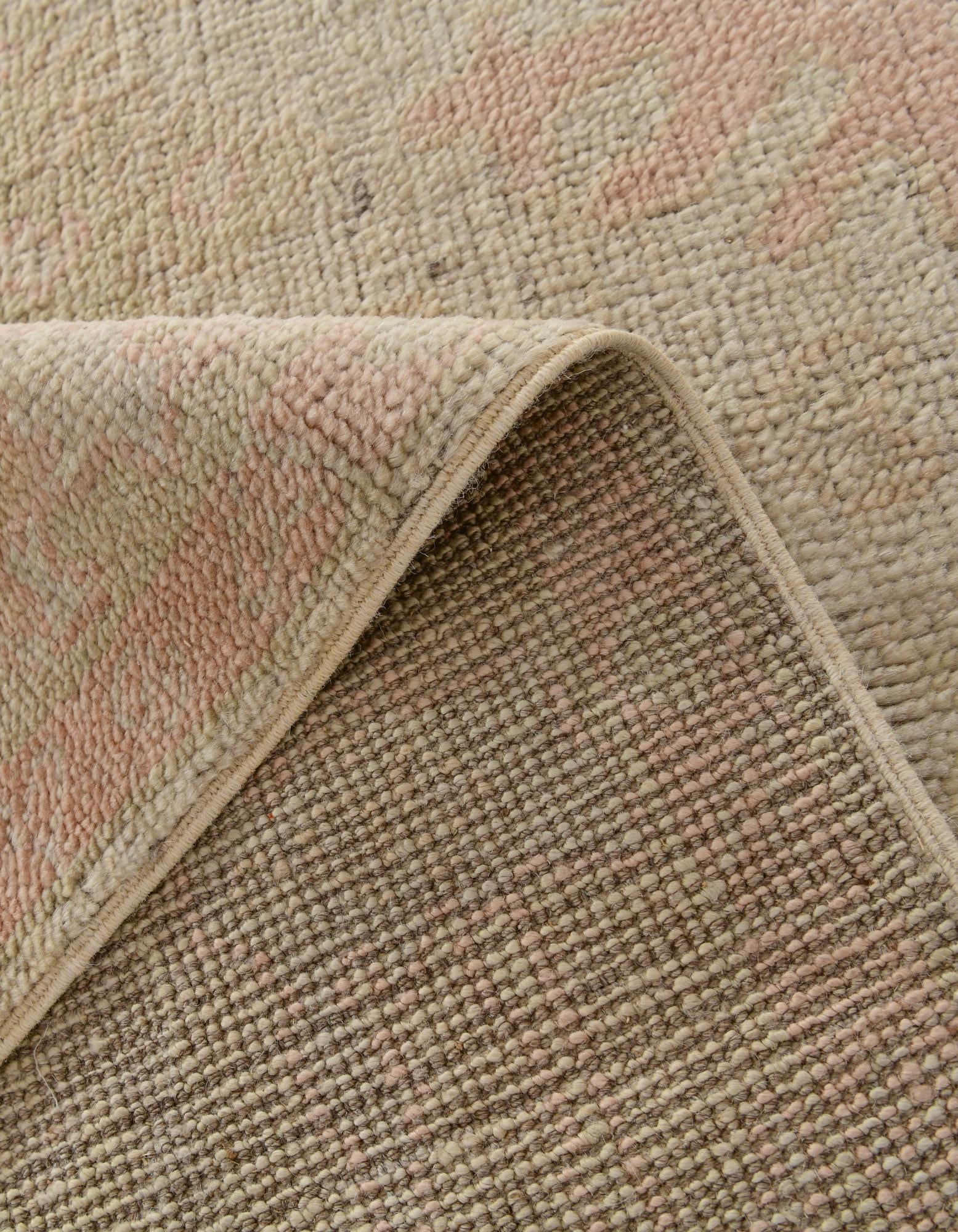 4' 2 x 6' 1 Hand Knotted Oushak Wool Rug
