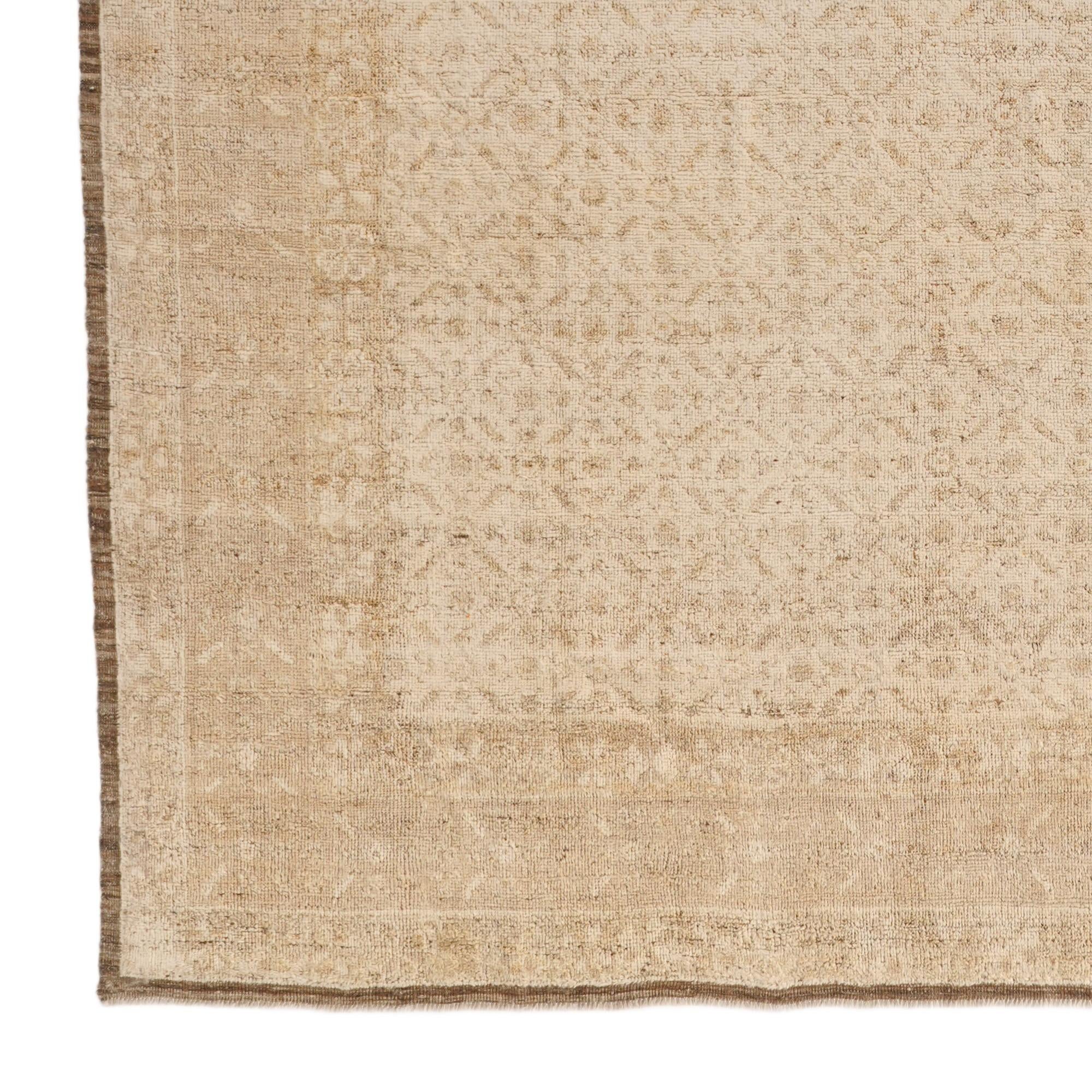 9' 3 x 12' 3 Hand Knotted Oushak Wool Rug