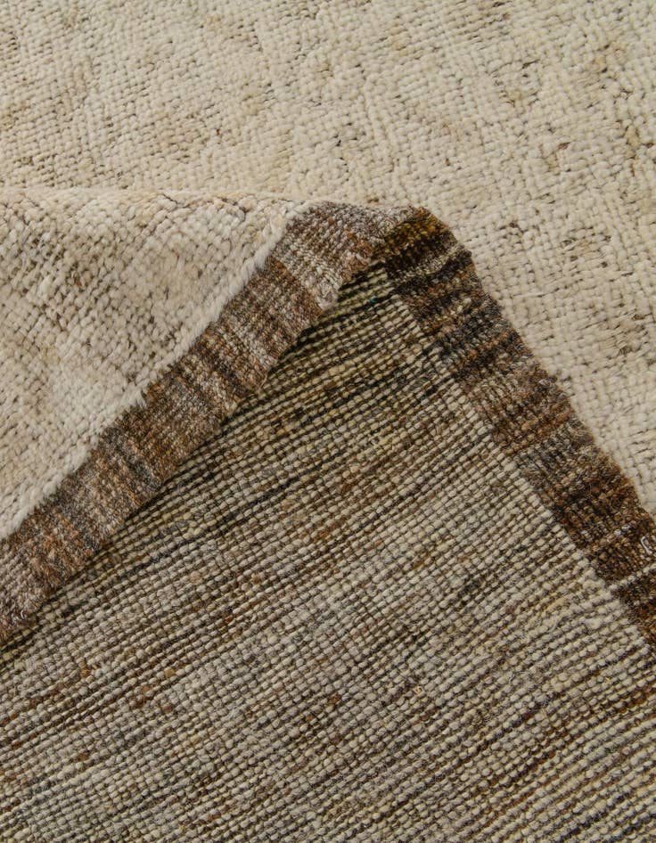 Detail image of 9' 3 x 12' 3 Hand Knotted Oushak Wool Rug