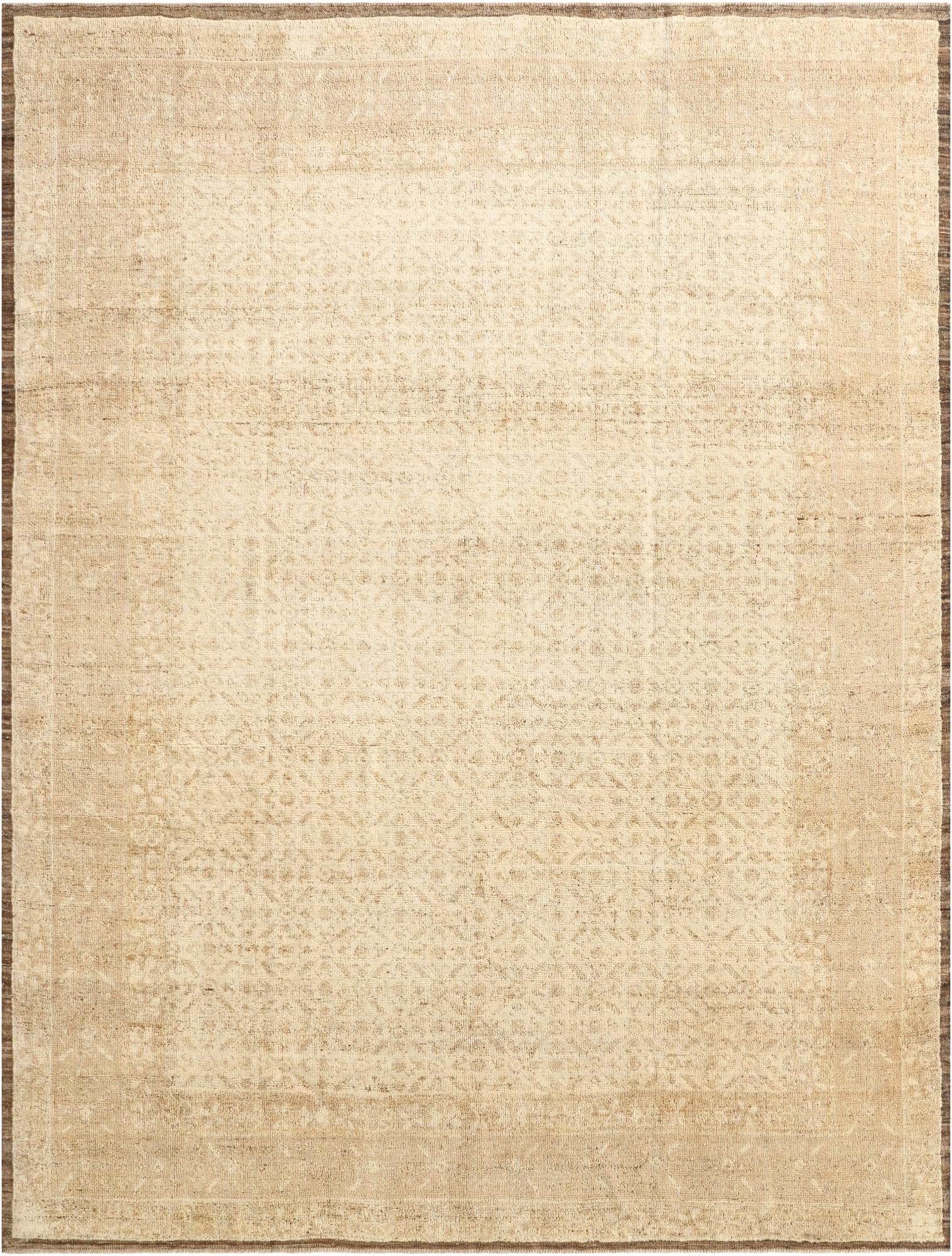 9' 3 x 12' 3 Hand Knotted Oushak Wool Rug