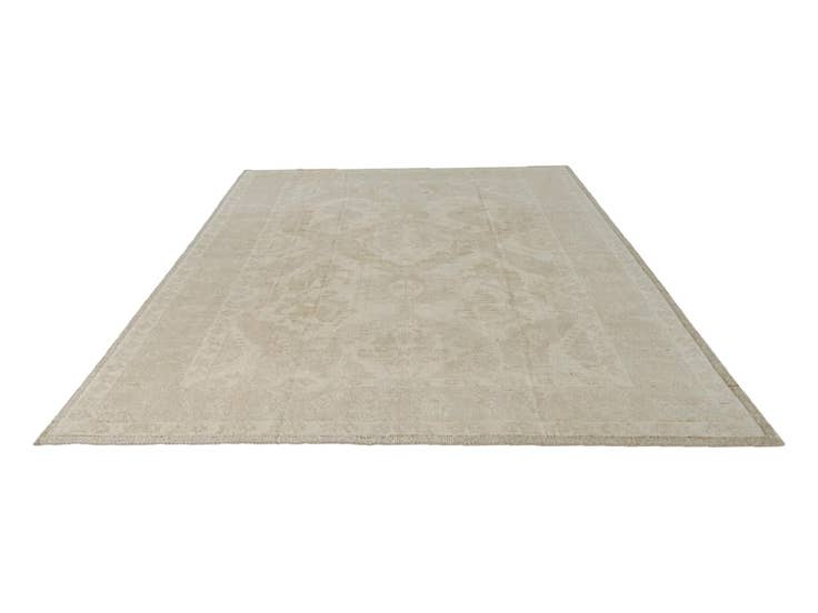Detail image of 10' 1 x 14' 2 Hand Knotted Oushak Wool Rug