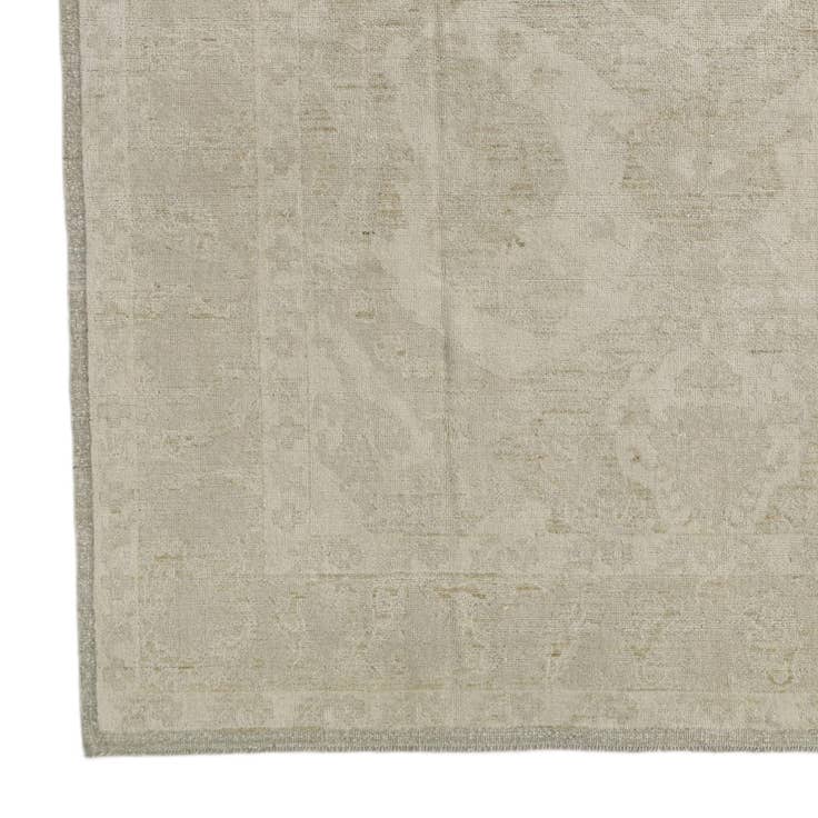 Detail image of 10' 1 x 14' 2 Hand Knotted Oushak Wool Rug