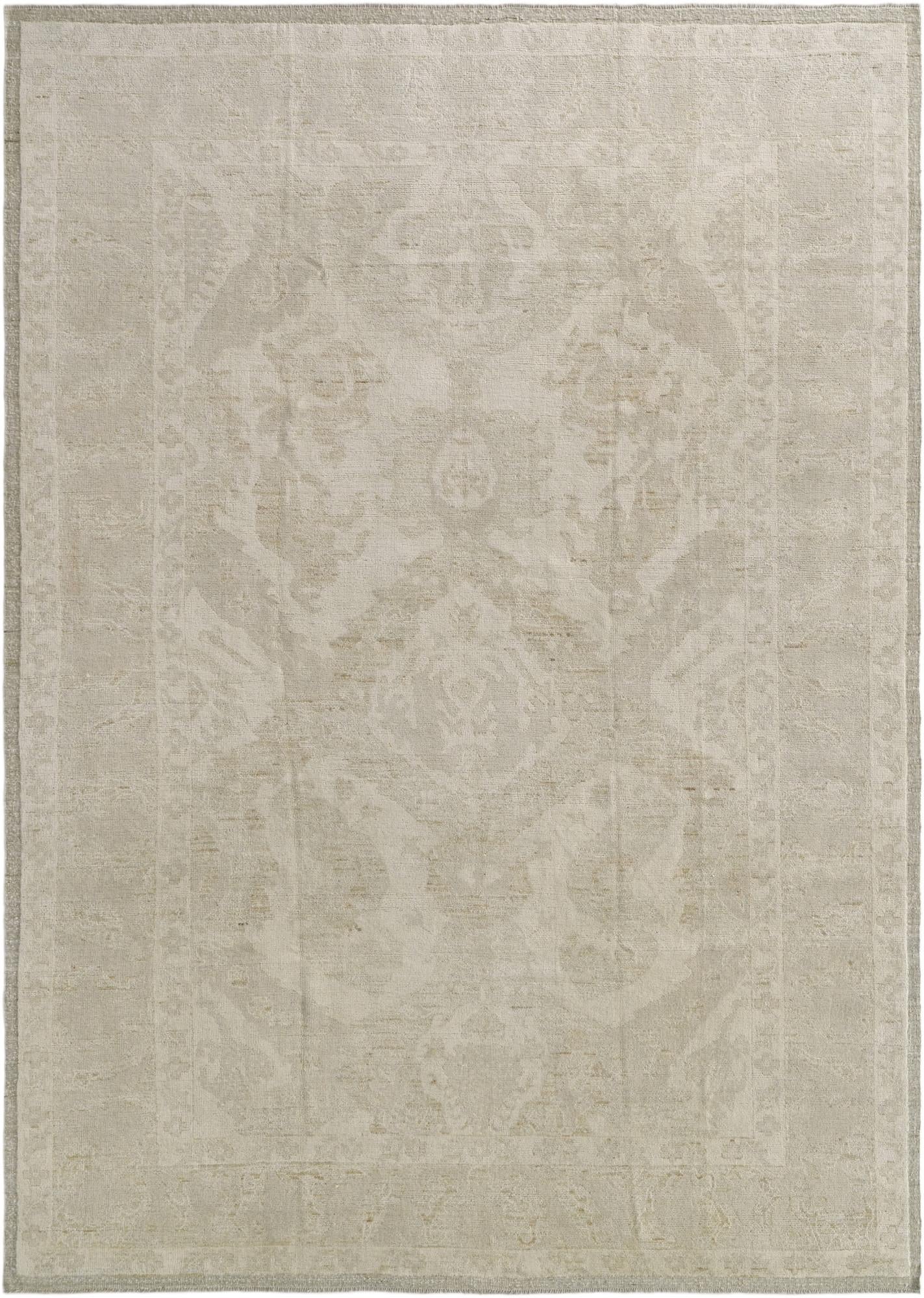 10' 1 x 14' 2 Hand Knotted Oushak Wool Rug