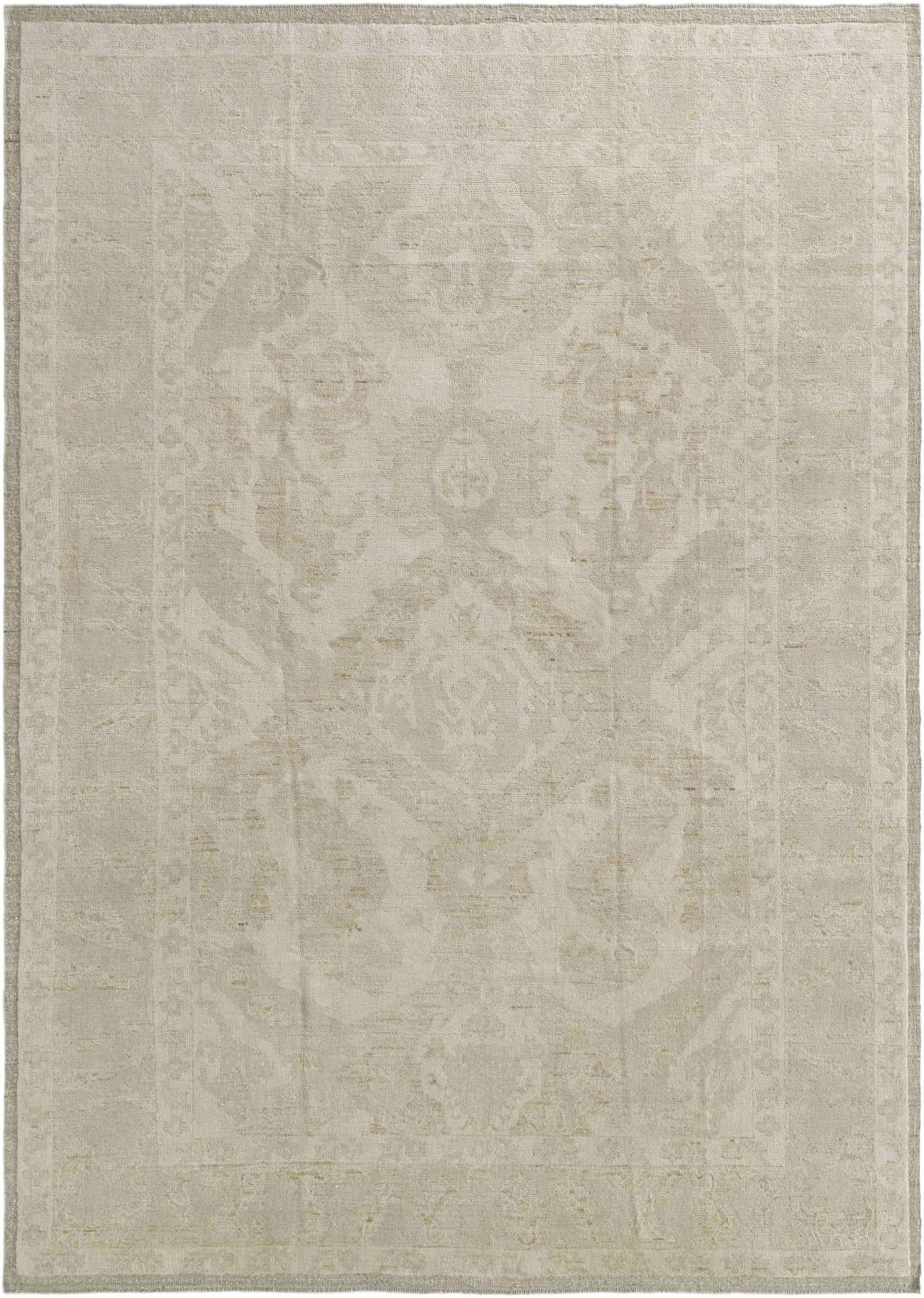 10' 1 x 14' 2 Hand Knotted Oushak Wool Rug