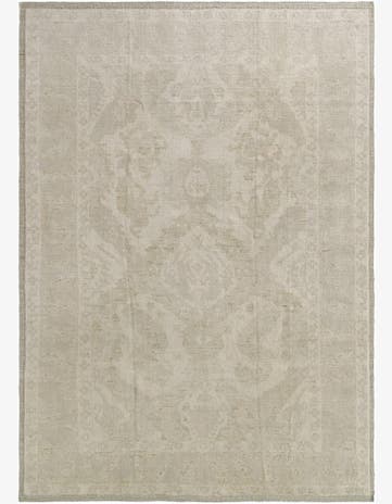 10' 1 x 14' 2 Hand Knotted Oushak Wool Rug