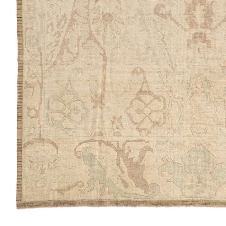 8' 3 x 10' 3 Hand Knotted Oushak Wool Rug