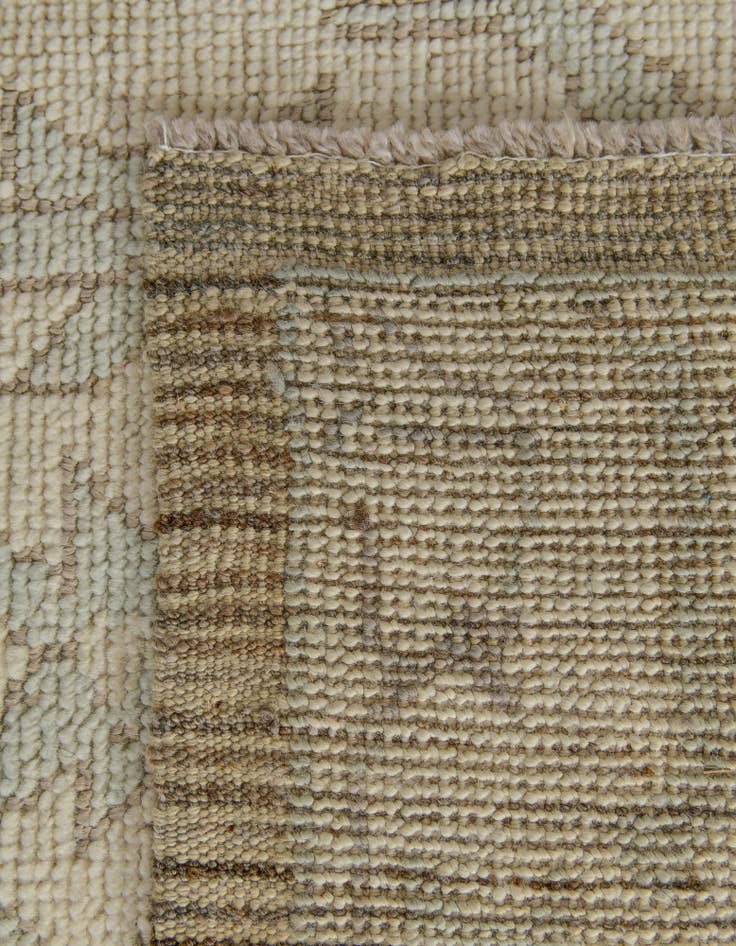 Detail image of 8' 3 x 10' 3  Hand Knotted Oushak Wool Rug