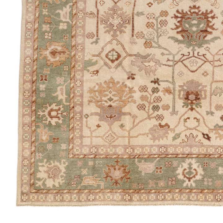 8' 2 x 10' Hand Knotted Oushak Wool Rug