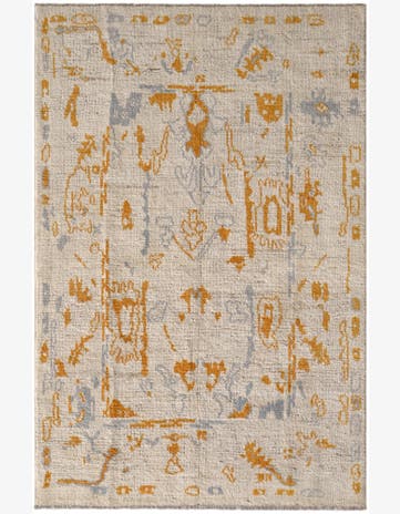 4' 1 x 6' 1 Oushak Wool Rug