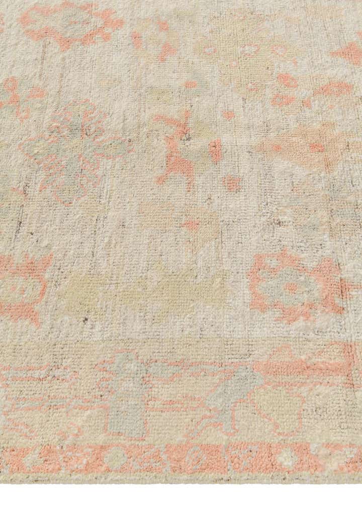 3' 11 x 5' 11 Hand Knotted Oushak Wool Rug