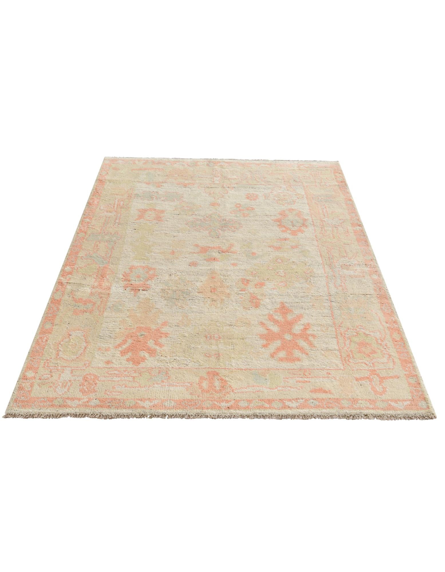3' 11 x 5' 11 Hand Knotted Oushak Wool Rug