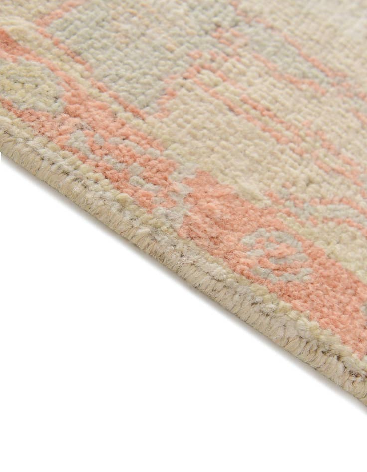 Detail image of 3' 11 x 5' 11 Hand Knotted Oushak Wool Rug