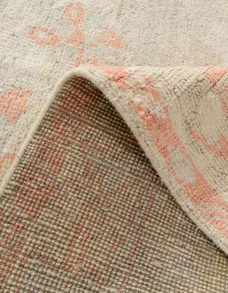 Detail image of 3' 11 x 5' 11 Hand Knotted Oushak Wool Rug