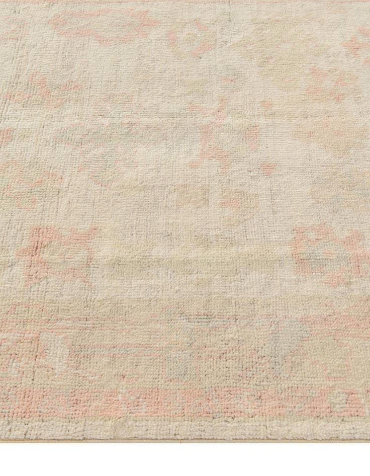 Detail image of 4' 2 x 6' 3  Hand Knotted Oushak Wool Rug