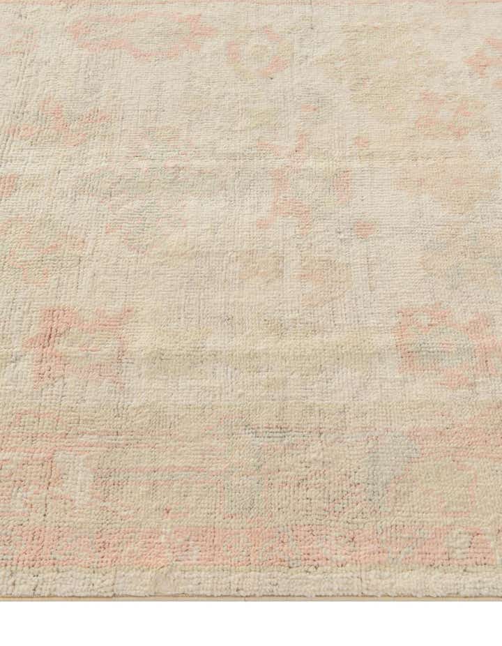 4' 2 x 6' 3 Hand Knotted Oushak Wool Rug