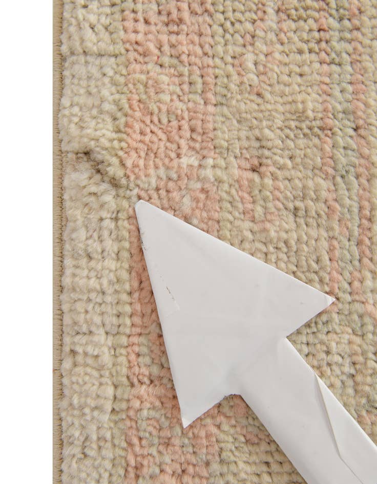 Detail image of 4' 2 x 6' 3  Hand Knotted Oushak Wool Rug