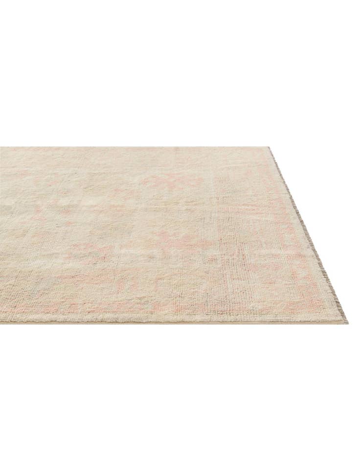 Detail image of 4' 2 x 6' 3 Hand Knotted Oushak Wool Rug