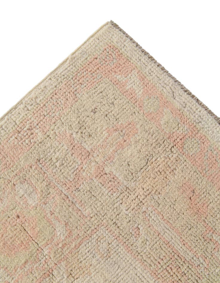 Detail image of 4' 2 x 6' 3  Hand Knotted Oushak Wool Rug