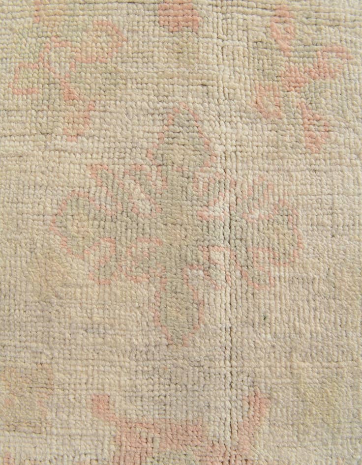 Detail image of 4' 2 x 6' 3 Hand Knotted Oushak Wool Rug