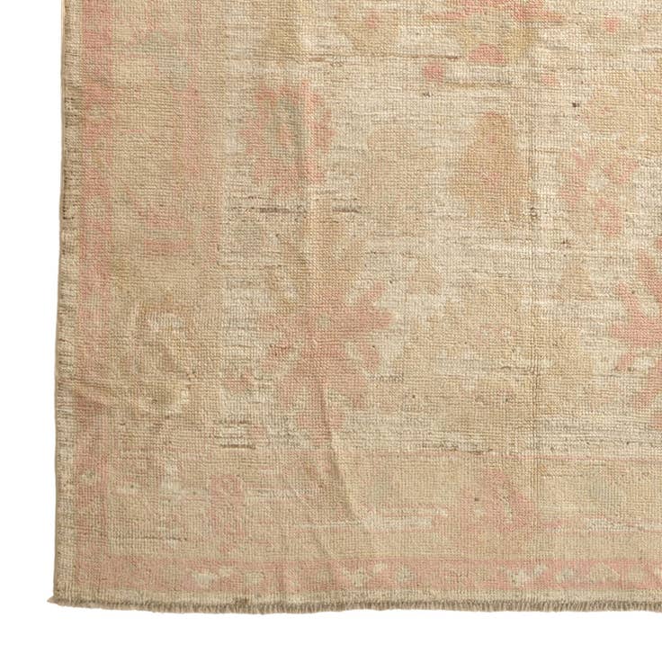 Detail image of 5' 4 x 6' 10 Hand Knotted Oushak Wool Rug