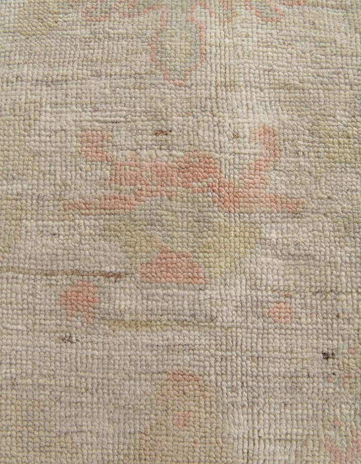 Detail image of 5' 4 x 6' 10 Hand Knotted Oushak Wool Rug