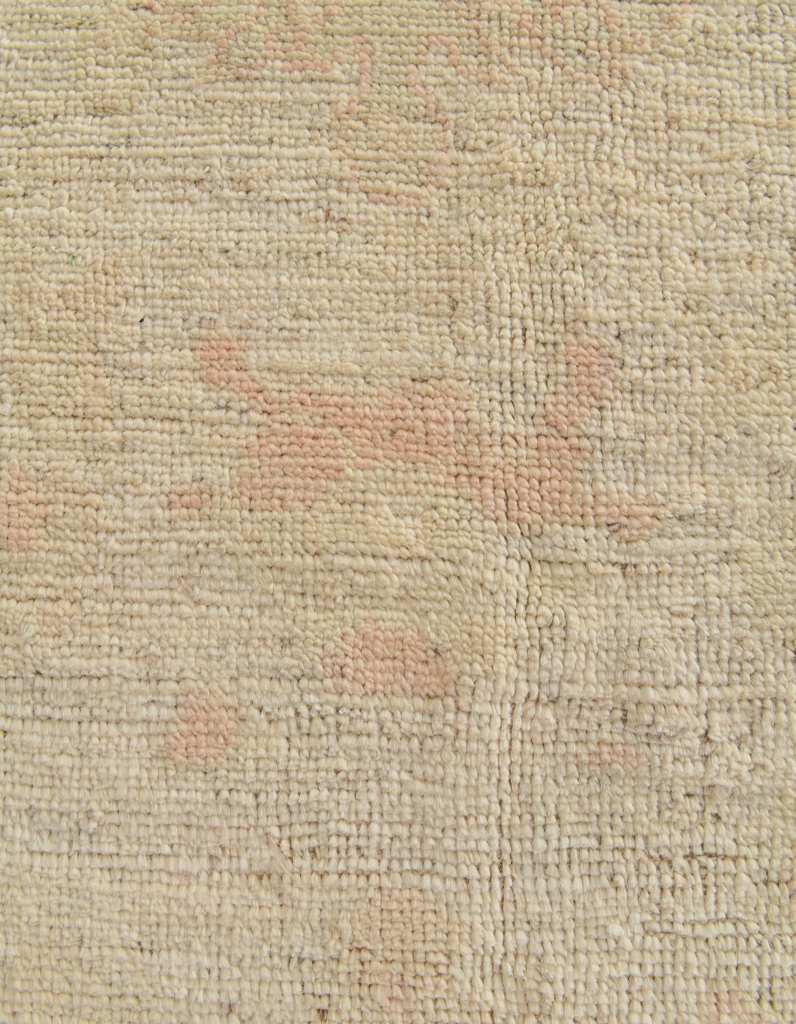 5' x 7' 3 Hand Knotted Oushak Wool Rug