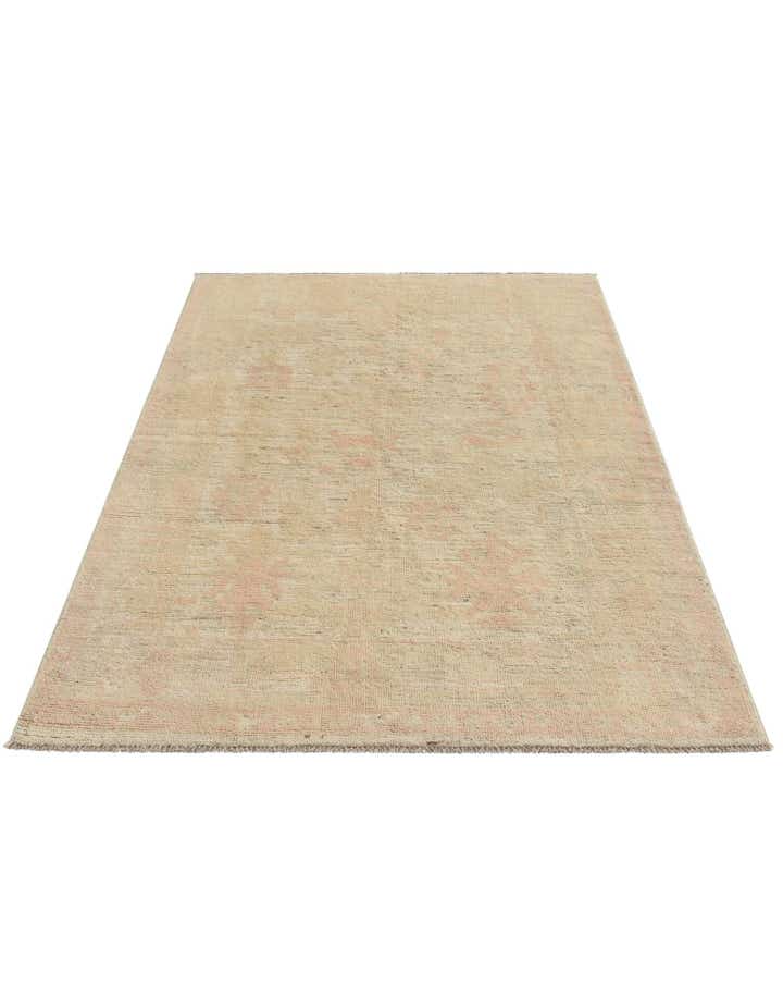 5' x 7' 3 Hand Knotted Oushak Wool Rug