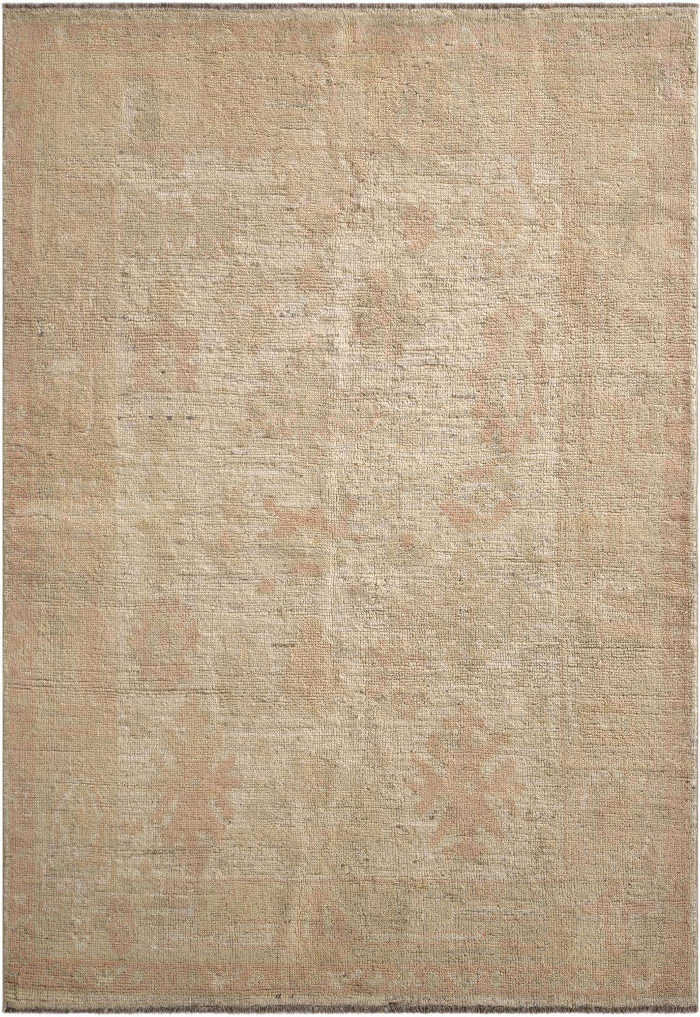 5' x 7' 3 Hand Knotted Oushak Wool Rug